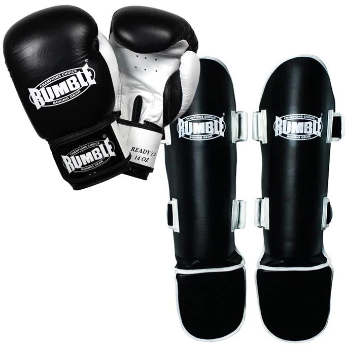 Rumble Kick-Thaiboksset Ready 2.0 Zwart-Wit