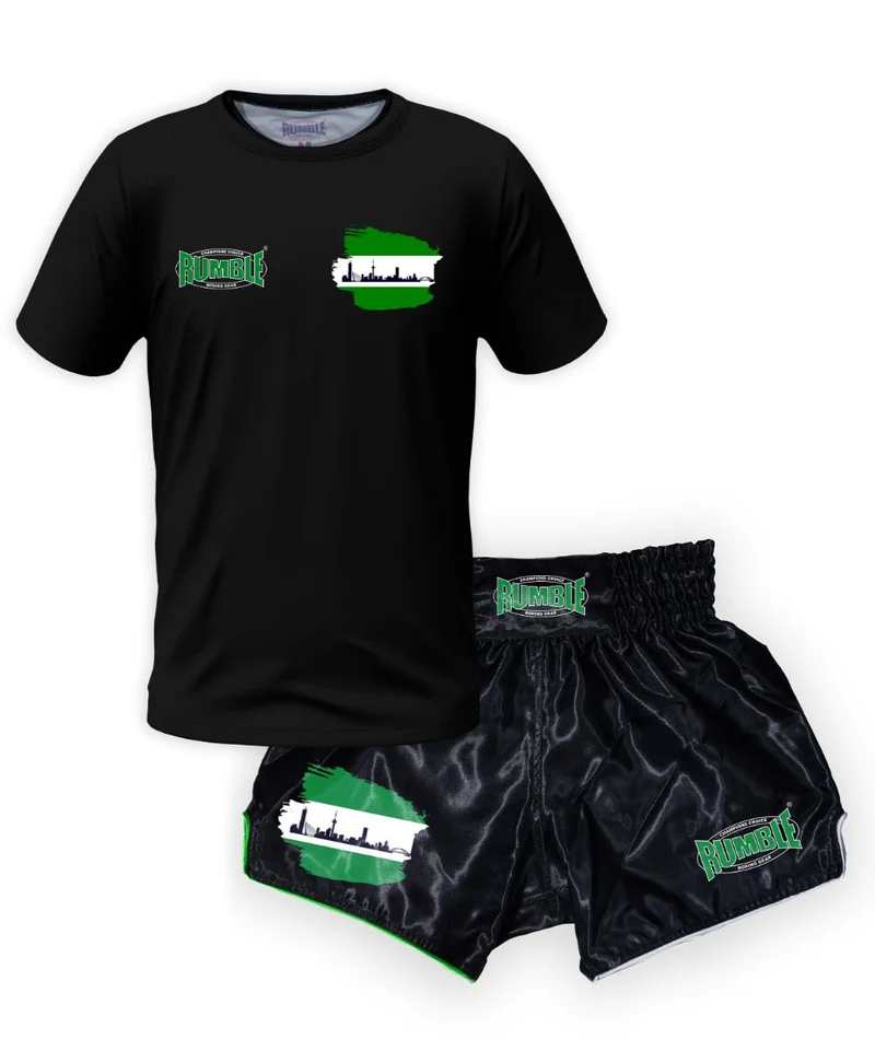 Rumble Kleding Set T-shirt RTS-67 en Short RS-117 Rotterdam
