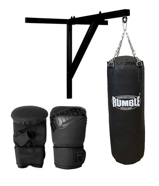 Bokszakset Rumble 100cm Muurbeugel + Ready PU