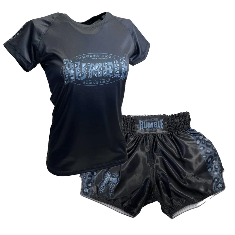 Rumble Kleding Set Dames T-shirt RTSD-30 en Short RS-108