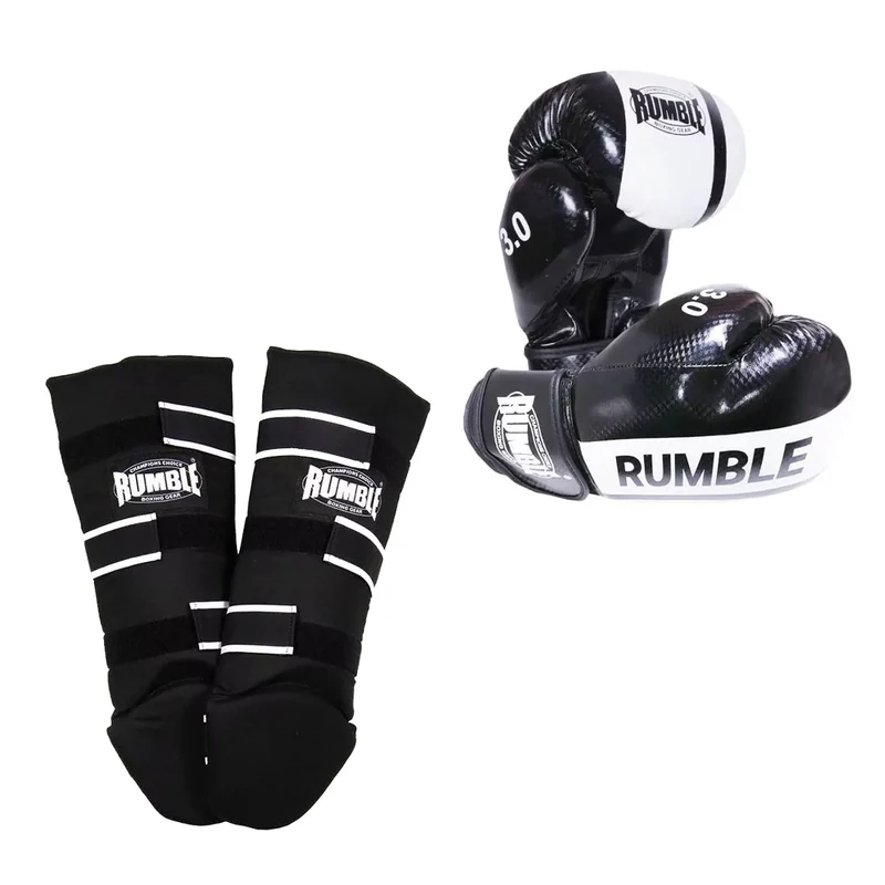 Rumble Kickboksset Ready 3.0 + Luxe Zwart/Wit