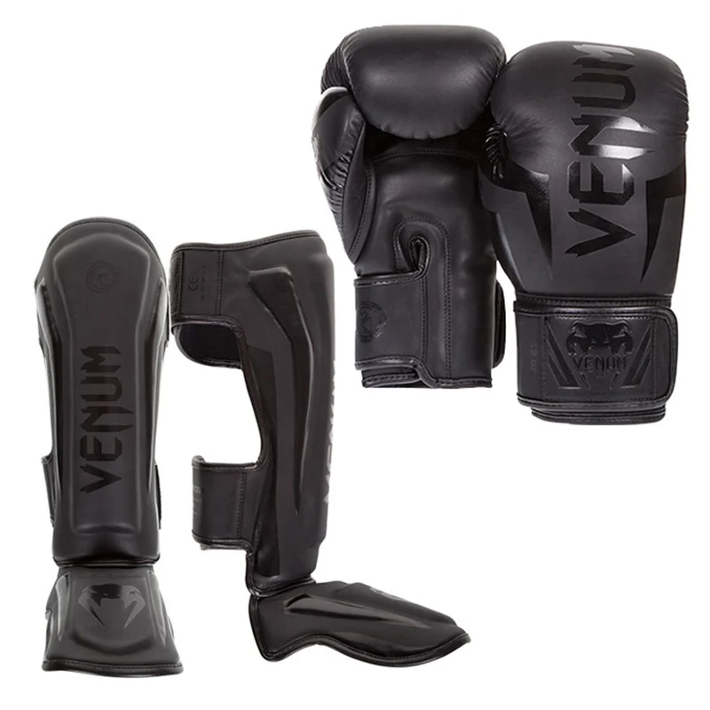 Venum Kickboks Set Elite Zwart/Zwart