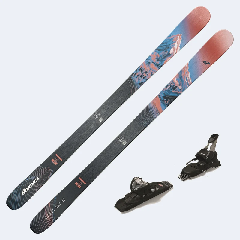2027 Nordica Santa Ana 87 Women's Demo Skis W/ SQUIRE TCX 11 Demo Bindings