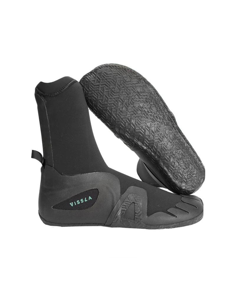 Vissla 7 Seas 5mm Round Toe Bootie Black
