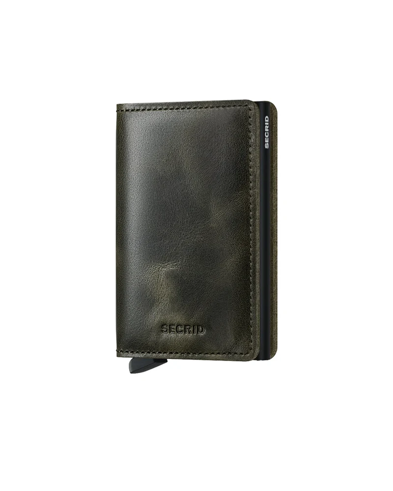 Secrid Miniwallet Vintage Olive Black