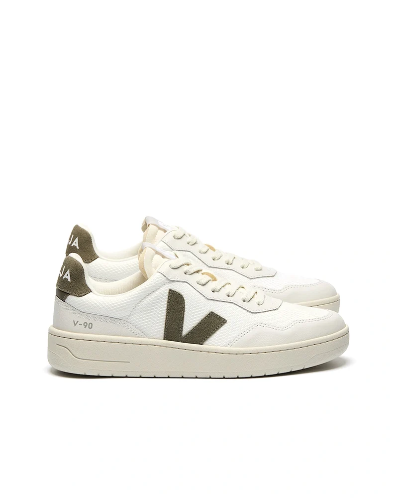 Veja V-90 B-Mesh White Khaki