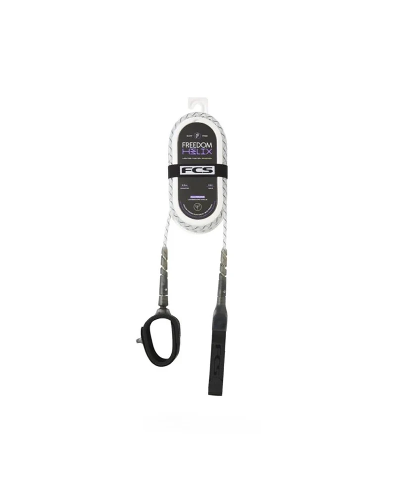 FCS Freedom Helix All Round Leash Natural / Black