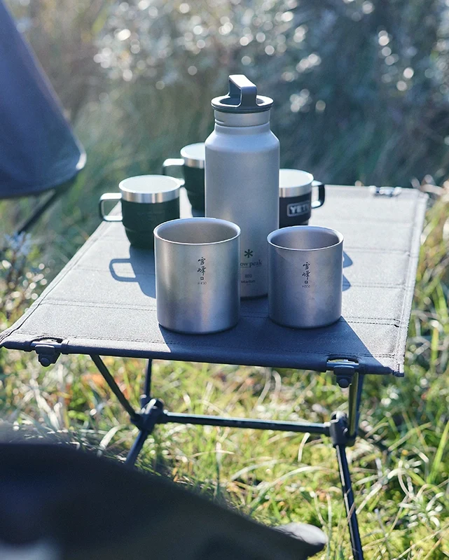 Snow Peak Titanium Double Wall H200 Stacking Mug
