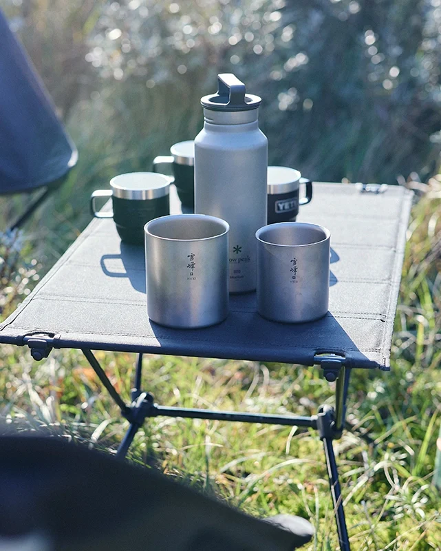 Snow Peak Titanium Double Wall H300 Stacking Mug