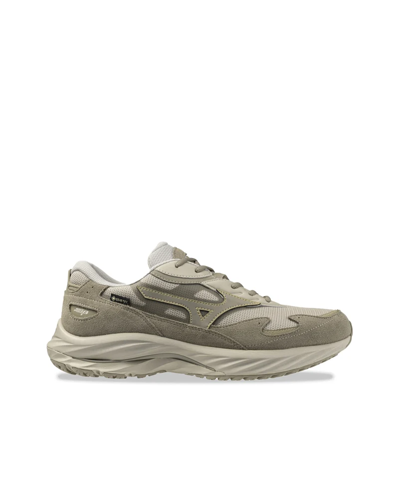 Mizuno Wave Rider Beta Gore-Tex Silver Cloud / Vintage Khaki /GE Gold
