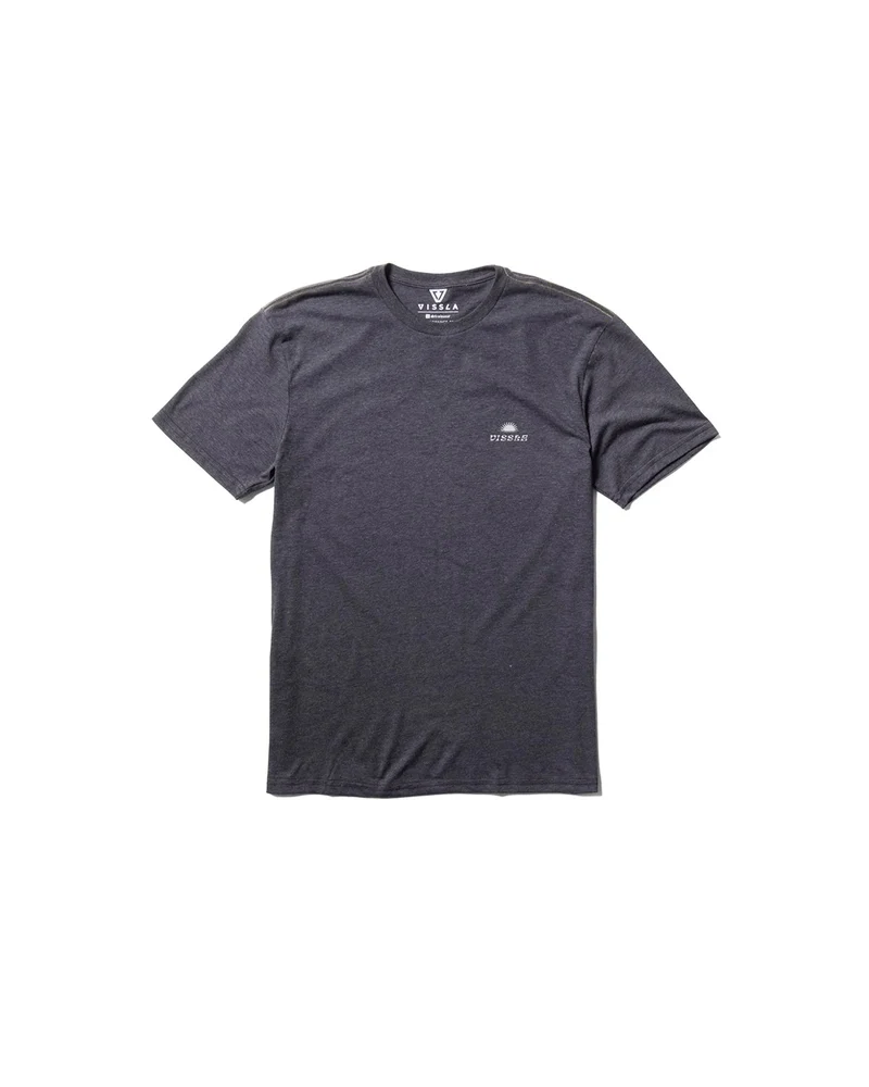 Vissla The Box Comp Lite Eco Performance Tee Black Heather