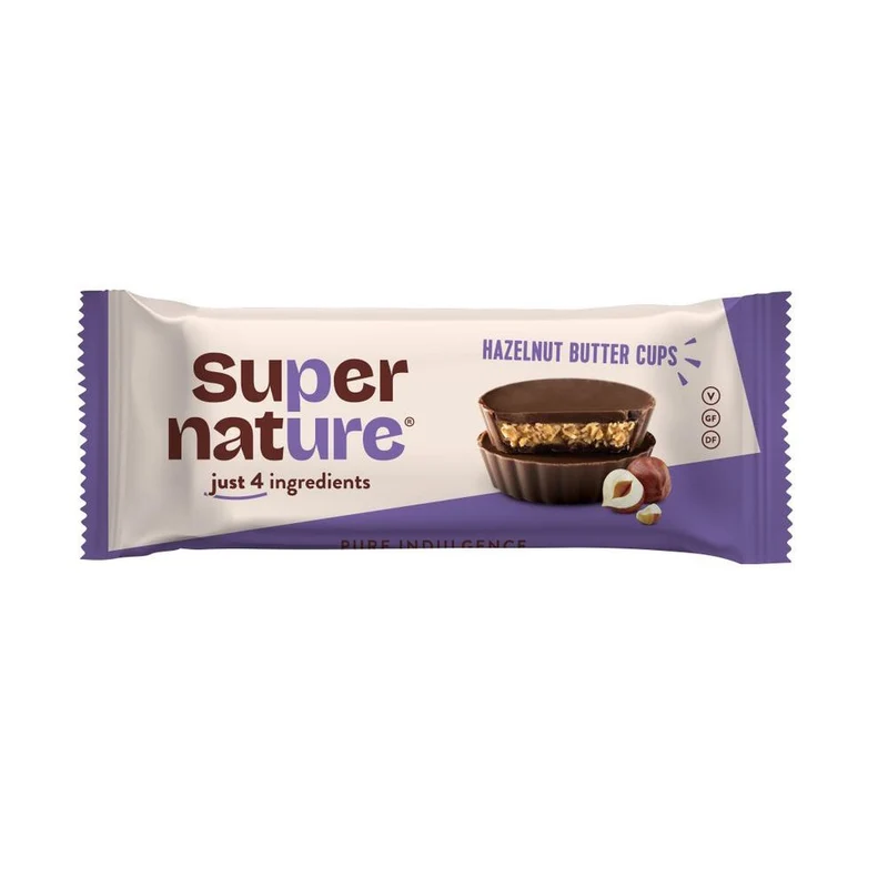 Super Nature Hazelnoot Boter Cups 34 gram