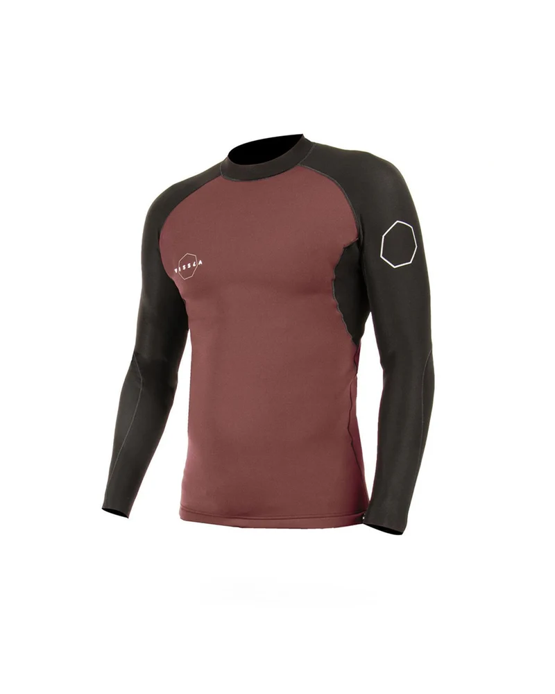 Vissla High Seas 2 1mm LS Jacket Wine