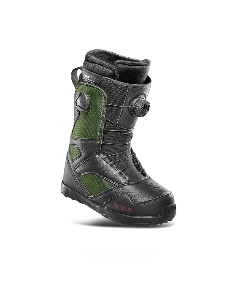 Thirtytwo Women's STW Double BOA Black / Green 2024 Snowboard Boots