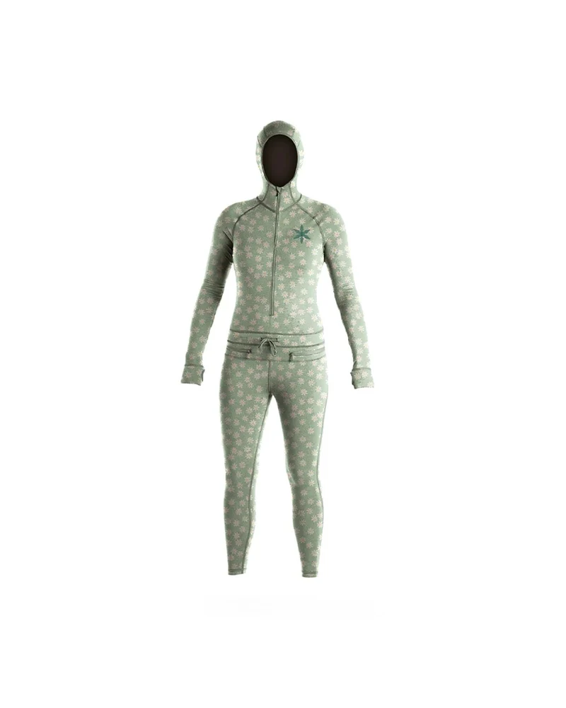 Airblaster Womens Classic Ninja Suit Mint Daisy