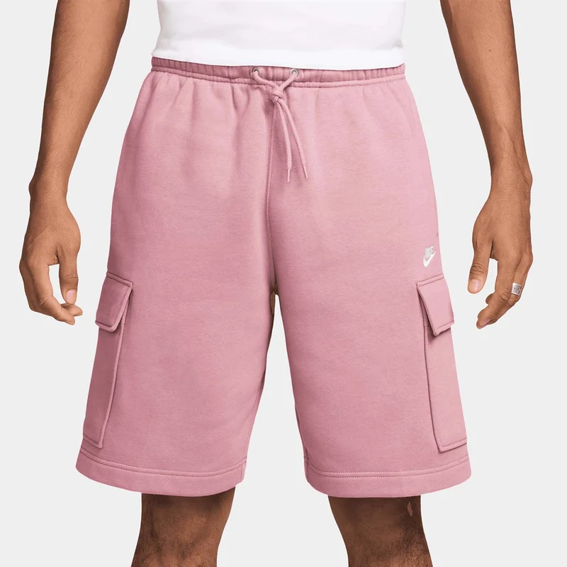 club fleece cargo shorts