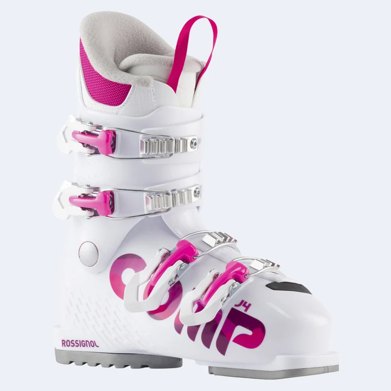 2026 Rossignol Comp J4 White Junior Ski Boot