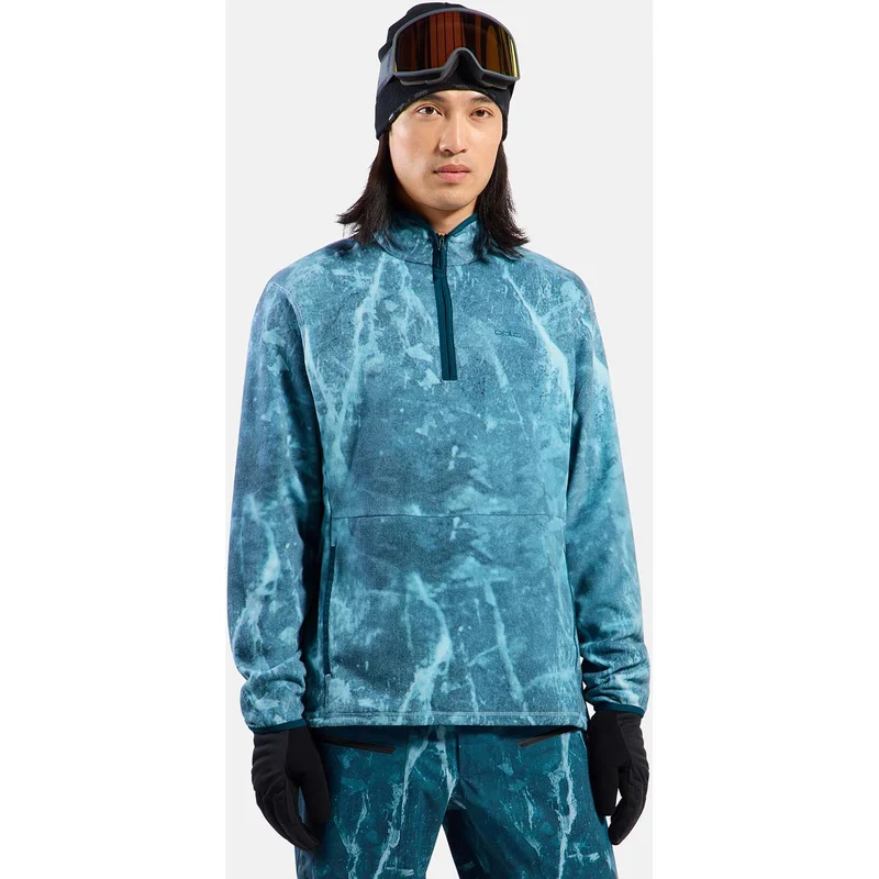 x-alp x frozen lake mid layer half-zip
