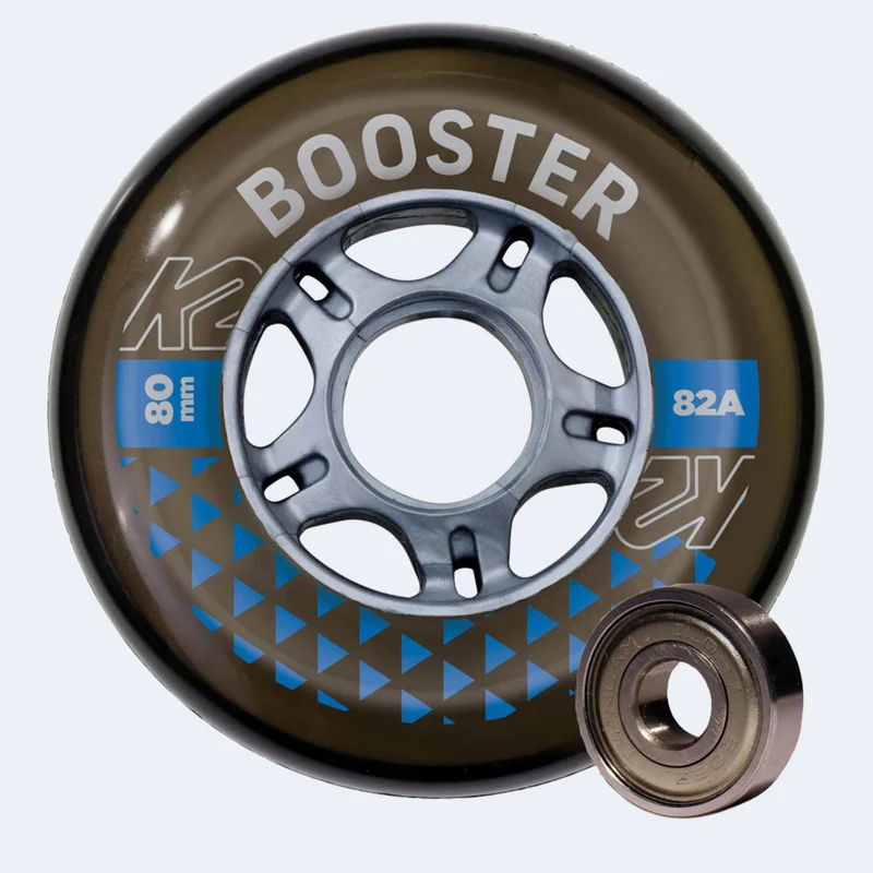 K2 Booster 80/82A Wheel & ILQ 7 Bearing Kit 8 Pack
