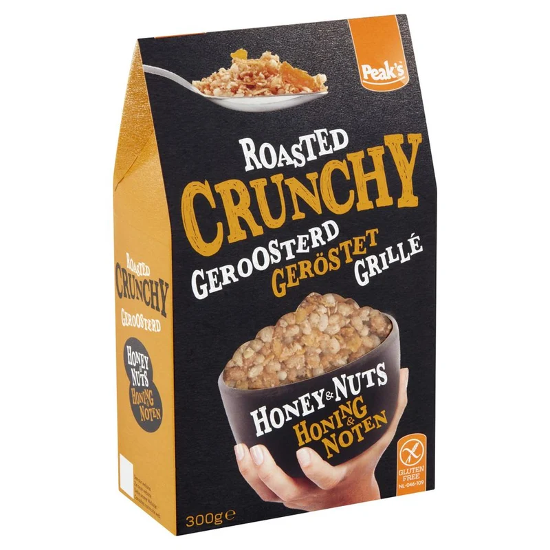 Peaks Free From Crunchy Honing & Noten 300 gram