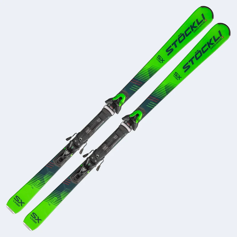2024 Stockli Laser SX Skis w/ SRT 12 Bindings
