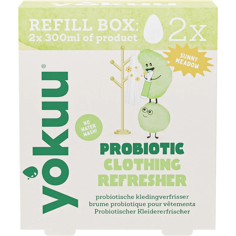 Yokuu Probiotische kledingopfrisser refill (parels) 2 stuks
