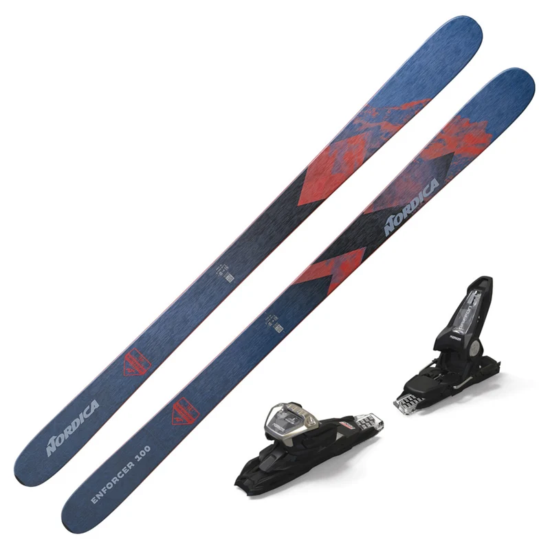 2023 Nordica Enforcer 100 DEMO Skis w/ Marker Griffon 13 DEMO Bindings