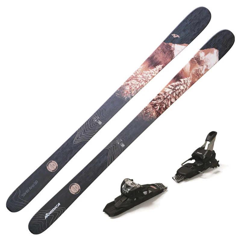 2023 Nordica Santa Ana 98 Women's DEMO Skis w/ Marker Squire 11 TCX DEMO Binding