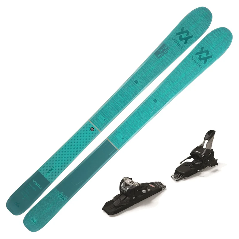 2023 Volkl Blaze 106 Women's DEMO Skis w/ Marker Squire 11 TCX DEMO Bindings