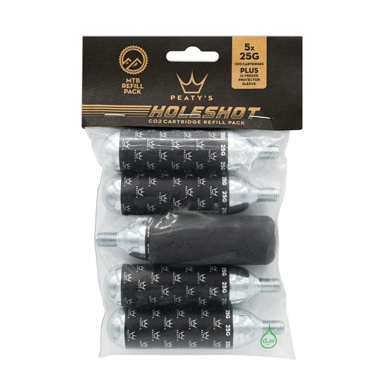 Holeshot CO2 Cartridge Refill 5 Pack 25g