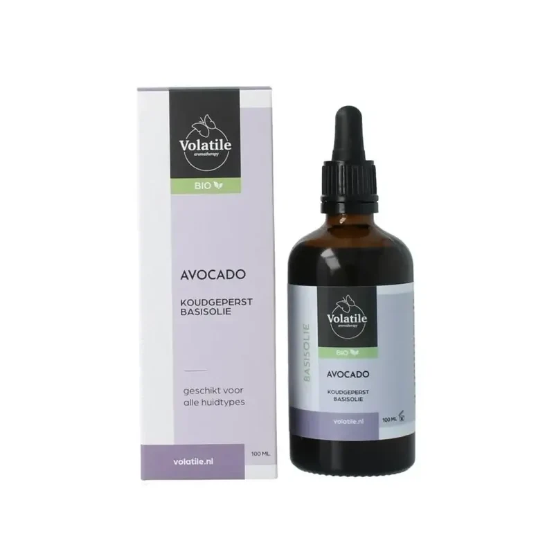 Volatile Advocado koudgeperst basisolie biologisch 100 ml