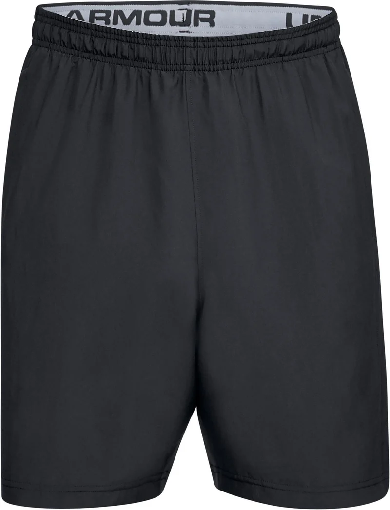 woven graphic wordmark short-blk//zgy