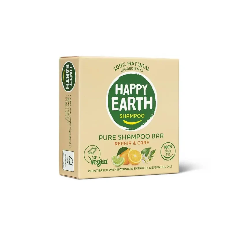 Happy Earth Shampoobar repair & care 70 gram
