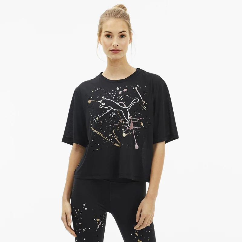metal splash graphic tee